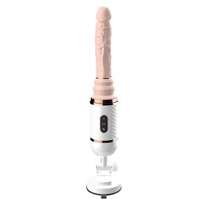 dildo cu vibrație și împingere automată